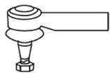 Наконечник поперечной рулевой тяги
