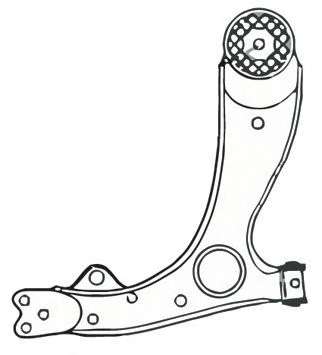 Рычаг независимой подвески колеса, подвеска колеса