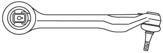 Важіль підвіски нижній  лівий