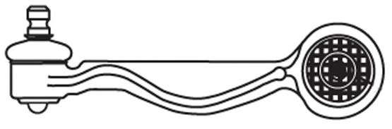 Важіль підвіски правий,верхнiй,заднiй