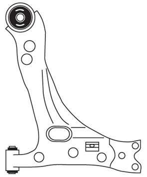 Рычаг независимой подвески колеса, подвеска колеса
