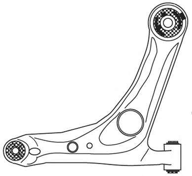 Рычаг независимой подвески колеса, подвеска колеса