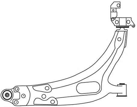 Рычаг независимой подвески колеса, подвеска колеса