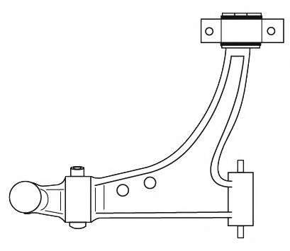 Рычаг независимой подвески колеса, подвеска колеса