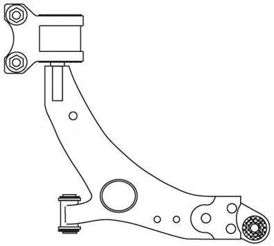Рычаг независимой подвески колеса, подвеска колеса