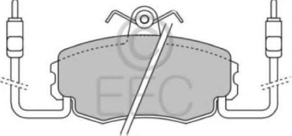 Комплект тормозных колодок, дисковый тормоз