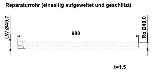 Труба выхлопного газа, универсальная