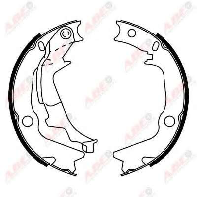 Комплект тормозных колодок, стояночная тормозная система