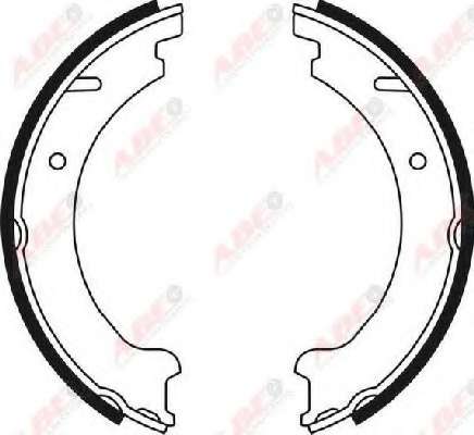 Комплект тормозных колодок, стояночная тормозная система