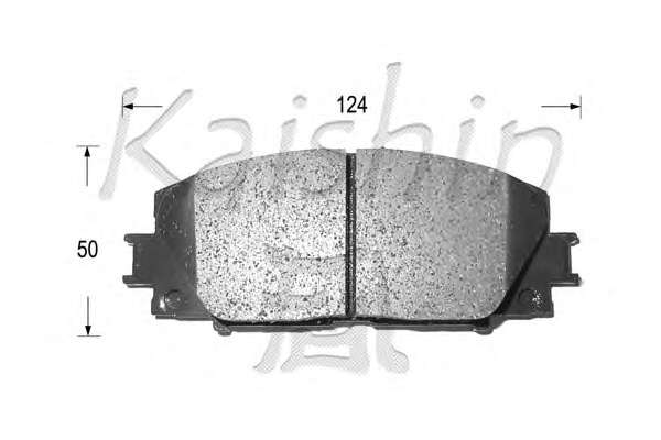 Комплект тормозных колодок, дисковый тормоз