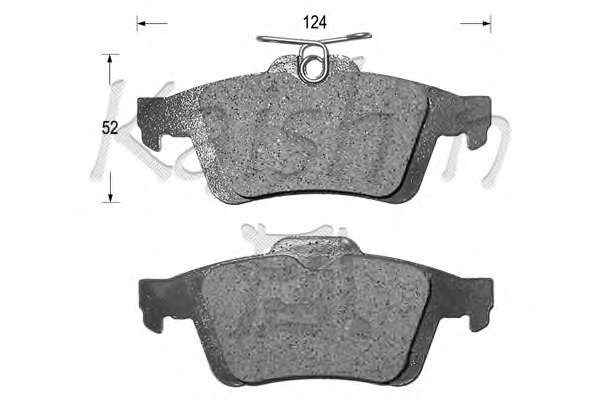 Комплект тормозных колодок, дисковый тормоз