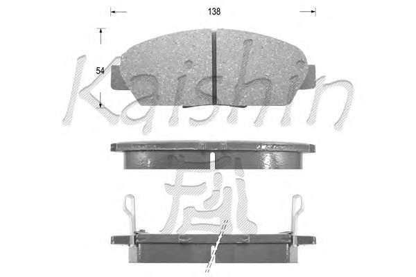 Комплект тормозных колодок, дисковый тормоз
