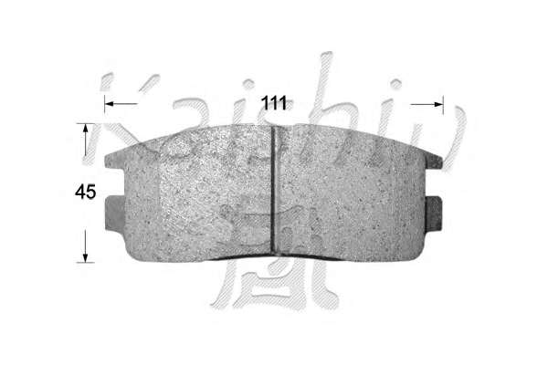 Комплект тормозных колодок, дисковый тормоз