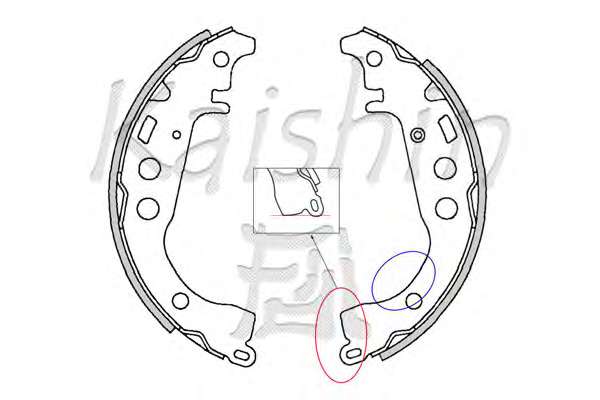 Комплект тормозных колодок