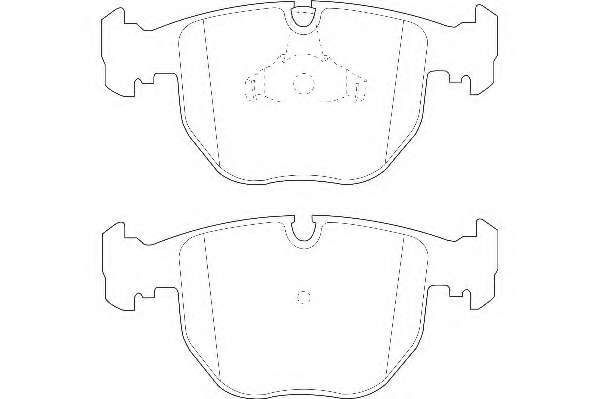 Комплект тормозных колодок, дисковый тормоз