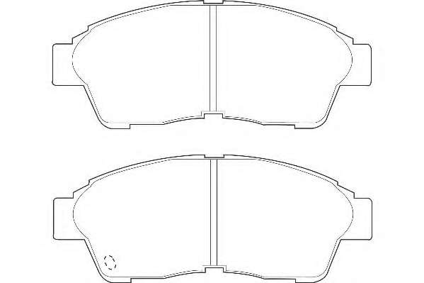 Комплект тормозных колодок, дисковый тормоз