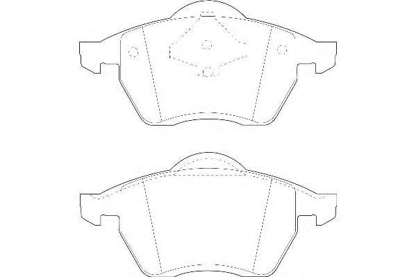 Комплект тормозных колодок, дисковый тормоз