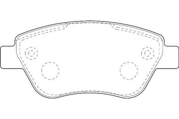 Комплект тормозных колодок, дисковый тормоз