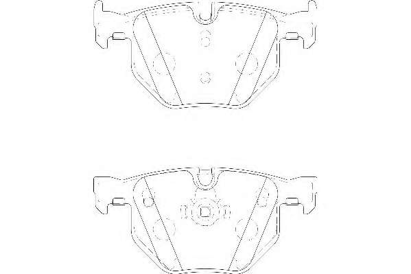 Комплект тормозных колодок, дисковый тормоз