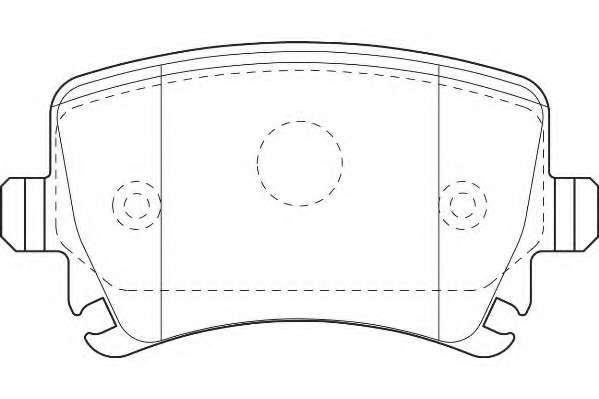 Комплект тормозных колодок, дисковый тормоз