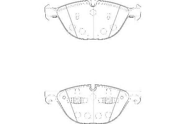 Комплект тормозных колодок, дисковый тормоз