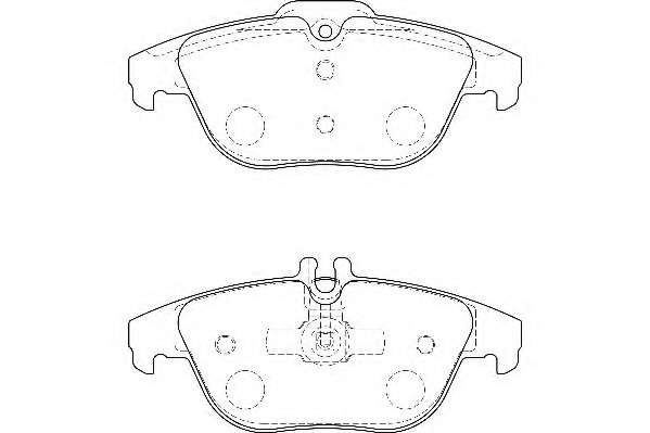 Комплект тормозных колодок, дисковый тормоз