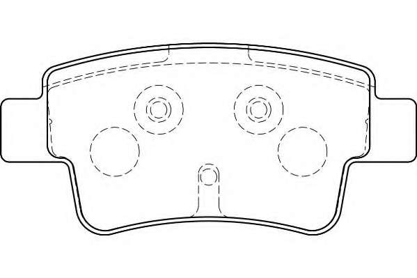 Комплект тормозных колодок, дисковый тормоз