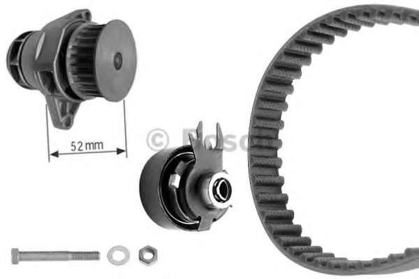 Комплект ГРМ + помпа VW Caddy II/Golf III 1.4 91-97 (19x135z) заменен на 1 987 946 994