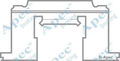 Комплектующие, тормозные колодки