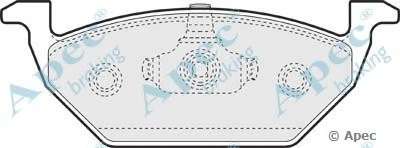 Комплект тормозных колодок, дисковый тормоз