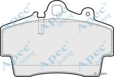 Комплект тормозных колодок, дисковый тормоз