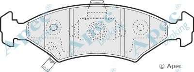 Комплект тормозных колодок, дисковый тормоз