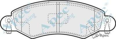 Комплект тормозных колодок, дисковый тормоз