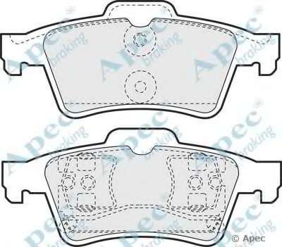 Комплект тормозных колодок, дисковый тормоз