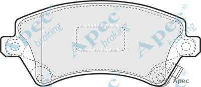 Комплект тормозных колодок, дисковый тормоз