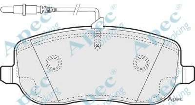 Комплект тормозных колодок, дисковый тормоз