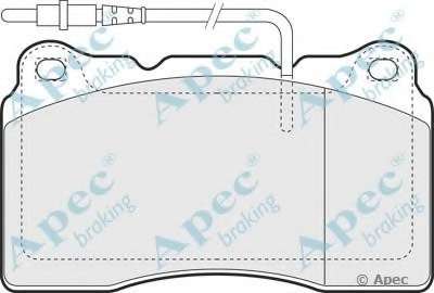 Комплект тормозных колодок, дисковый тормоз