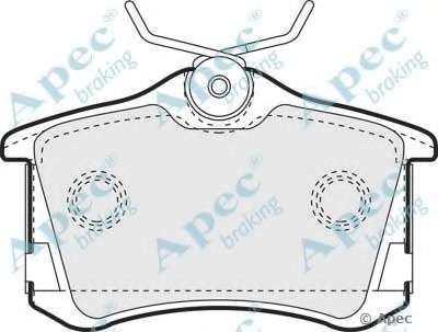 Комплект тормозных колодок, дисковый тормоз