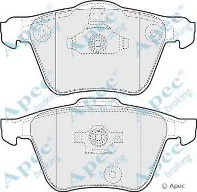 Комплект тормозных колодок, дисковый тормоз
