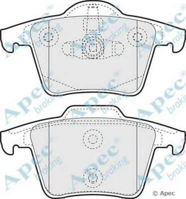 Комплект тормозных колодок, дисковый тормоз