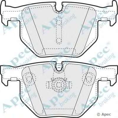 Комплект тормозных колодок, дисковый тормоз