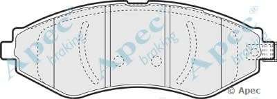 Комплект тормозных колодок, дисковый тормоз