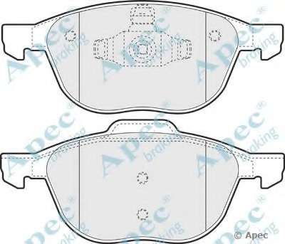 Комплект тормозных колодок, дисковый тормоз