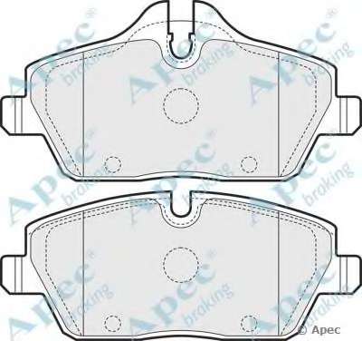 Комплект тормозных колодок, дисковый тормоз