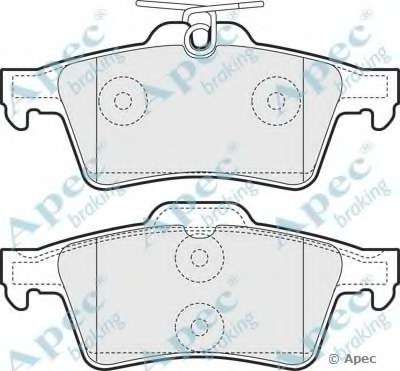 Комплект тормозных колодок, дисковый тормоз