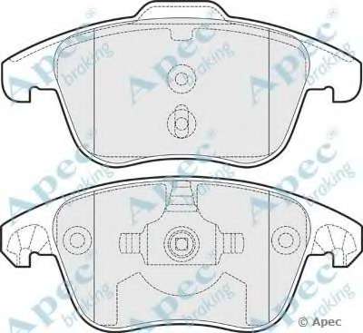 Комплект тормозных колодок, дисковый тормоз
