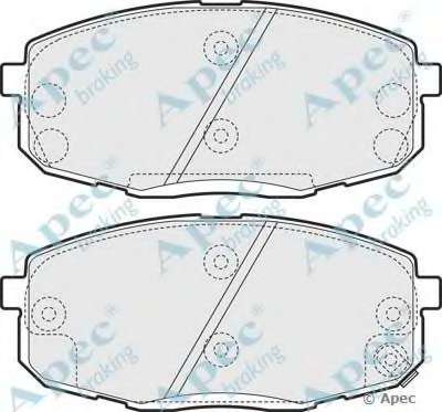 Комплект тормозных колодок, дисковый тормоз