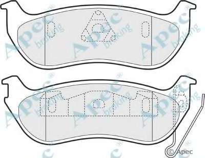 Комплект тормозных колодок, дисковый тормоз