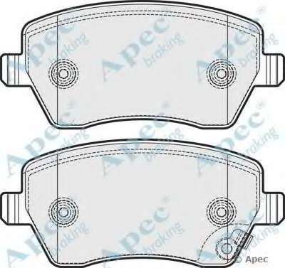 Комплект тормозных колодок, дисковый тормоз