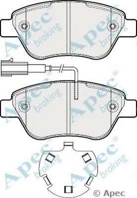 Комплект тормозных колодок, дисковый тормоз